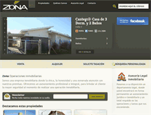 Tablet Screenshot of inmobiliariazona.com